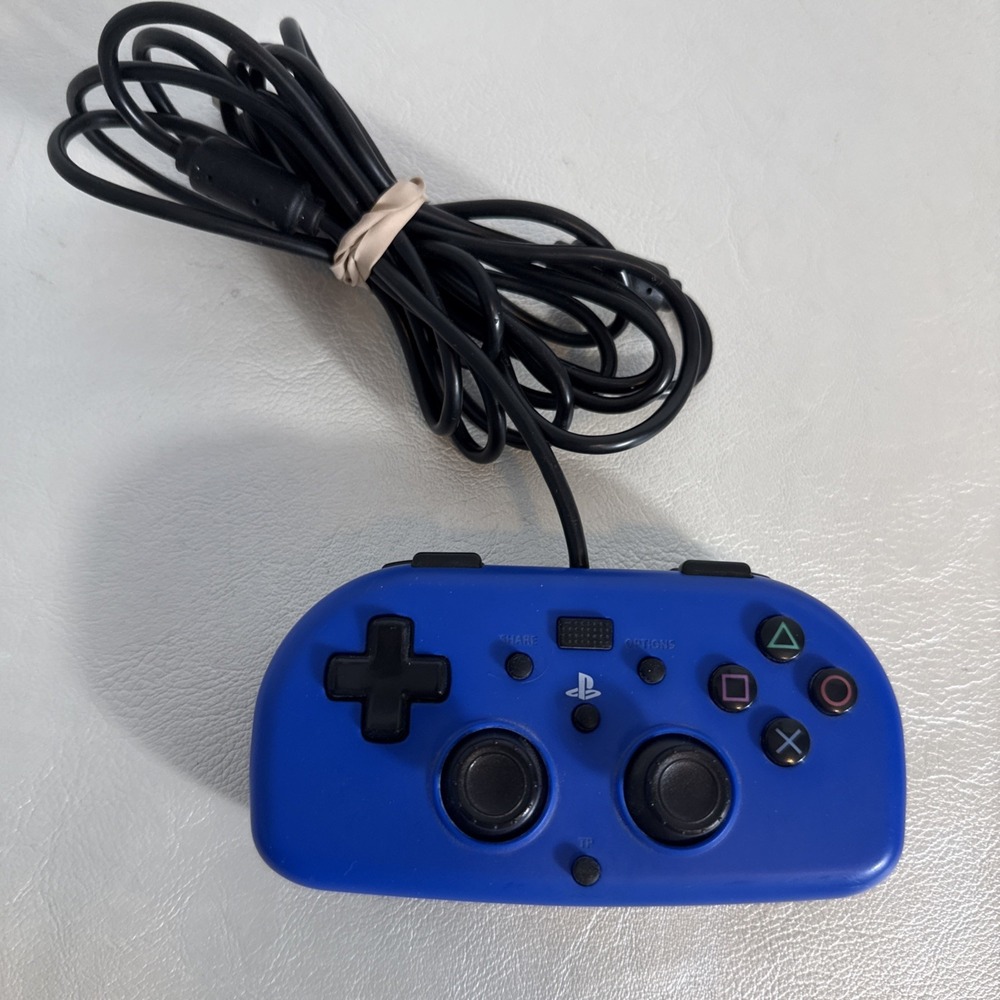 Hori Mini Wired Gamepad Controller for PlayStation 4 PS4 Blue PS4-100U